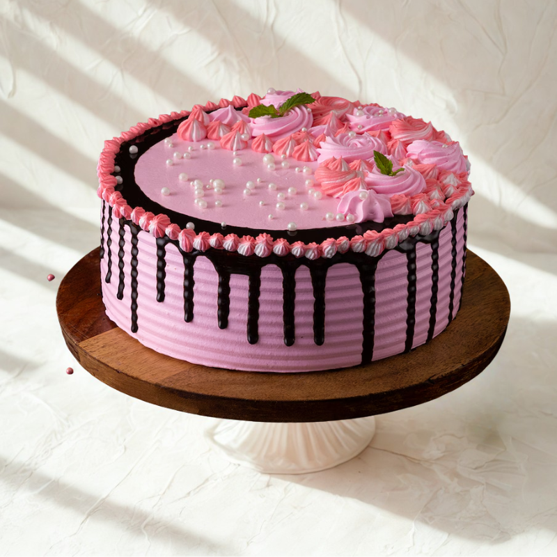 1 pound Strawberry flavored cake. - Giftdurbar